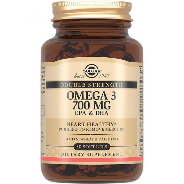 Solgar (Солгар) двойная омега 3 700мг эпк и дгк капс. №30 (Solgar vitamin and herb)