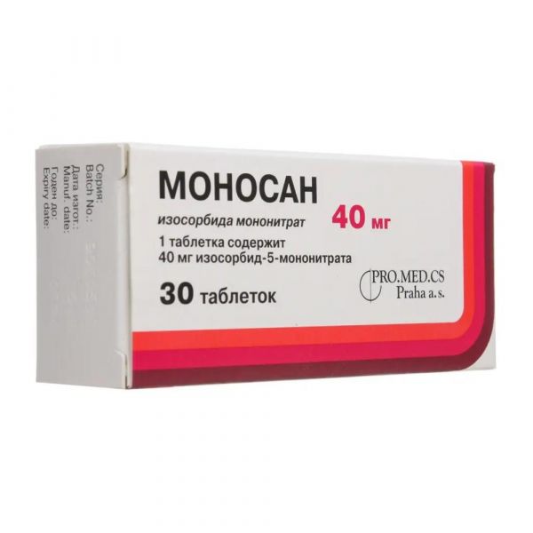 Моносан 40мг таб. №30 (Pro.med.cs praha a.s.)