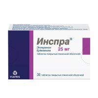 Инспра 25мг таб.п/об.пл. №30 (ПФАЙЗЕР)