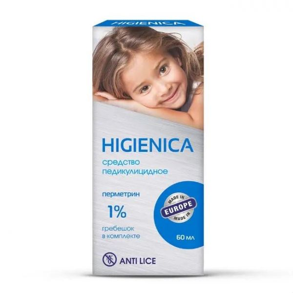 Хигиеника 60мл №1 средство педикулицидное (Vetprom ad)