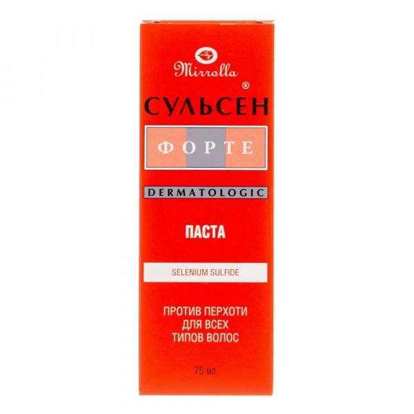 Сульсен форте 2% 75мл паста д/пр.наружн. №1 туба  0552 (Мирролла лаб ооо)