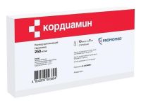 Кордиамин 250мг/мл 2мл р-р д/ин. №10 амп. (БИОХИМИК)