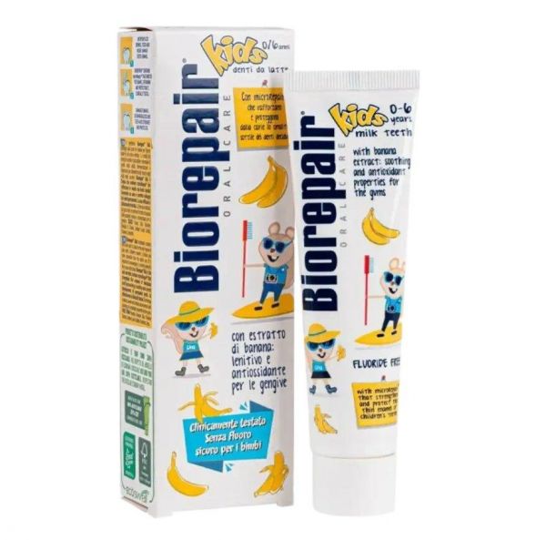 Биорепейр зубная паста детская 50мл банан от 0 до 6 лет (Coswell s.p.a.)