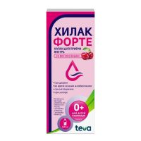 Хилак форте 100мл капли д/пр.внутр. №1 фл.-кап.  со вкусом вишни (ТЕВА)