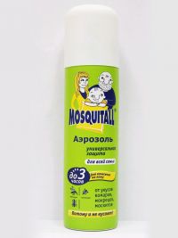 Mosquitall (москитол) аэрозоль профессиональная защита от комаров 100мл (АРНЕСТ)