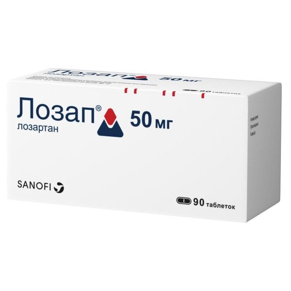 Лозап 50мг таб.п/об.пл. №90 (Saneca pharmaceuticals a.s._3)