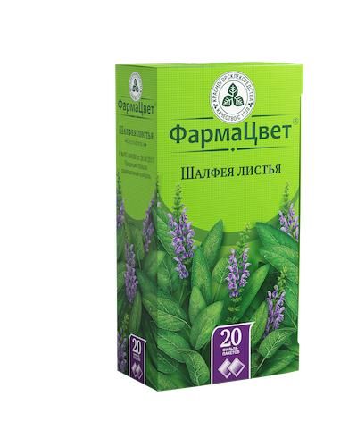 Шалфея листья 1,5г №20 фильтр-пакетики (Красногорсклексредства оао)