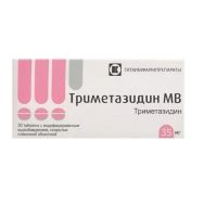 Триметазидин мв 35мг таб.п/об.модиф.высв. №30 (ТАТХИМФАРМПРЕПАРАТЫ)