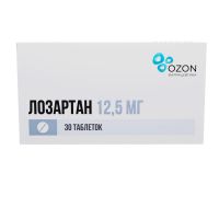 Лозартан 12.5мг таб.п/об.пл. №30 (АТОЛЛ)