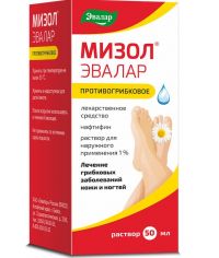 Мизол 1% 50мл р-р д/пр.наружн. (ЭВАЛАР)