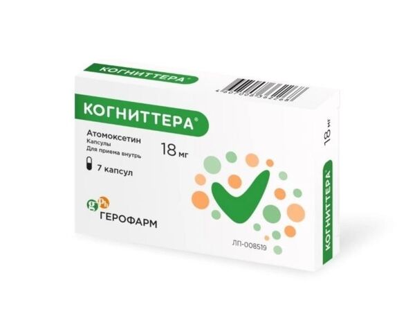 Когниттера 18мг капс. №7 (Pharmathen international s.a.)