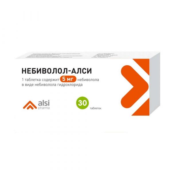 Небиволол 5мг таб. №30 (Алси фарма ао)