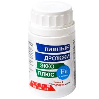 Дрожжи пивные с железом таб. №100 (ЭККО ПЛЮС ООО)