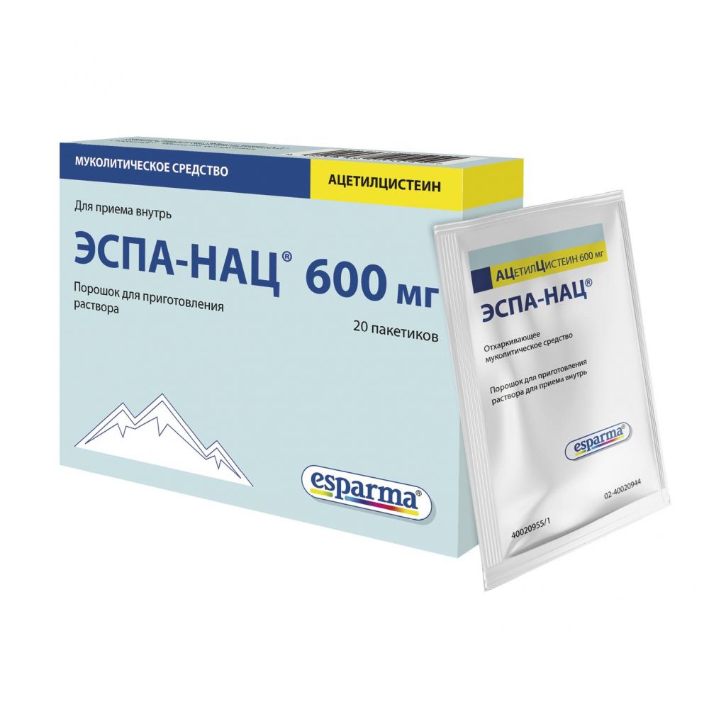 Эспа-нац 600мг 3г пор.д/р-ра д/пр.внутр. №20 пак. (Lindopharm gmbh) - цены  в Челябинске, купить Эспа-нац 600мг 3г пор.д/р-ра д/пр.внутр. №20 пак. в  аптеке Фармленд, инструкция по применению, отзывы