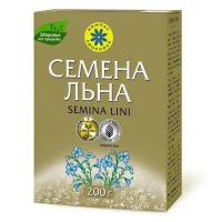 Льна семена 200г №1 пак.бум. (ЛЕНМЕДСНАБ)