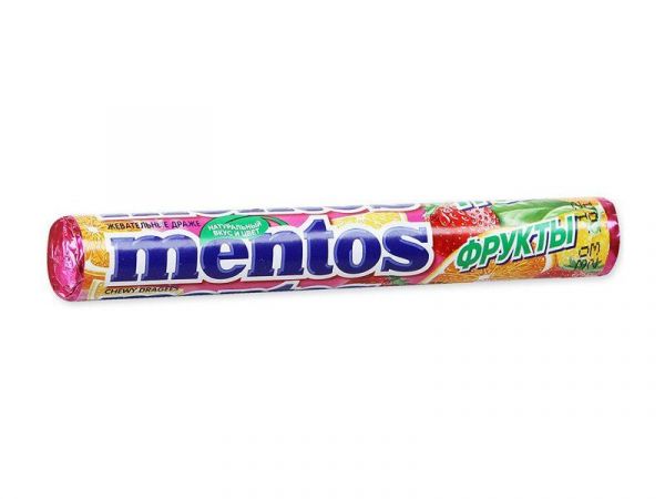 Mentos (Ментос) драже фрукты 37г (Перфетти ван мелле ооо)
