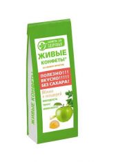 Конфеты живые 170г яблоко сельдерей (ЗДОРОВЫЙ ПРОДУКТ)