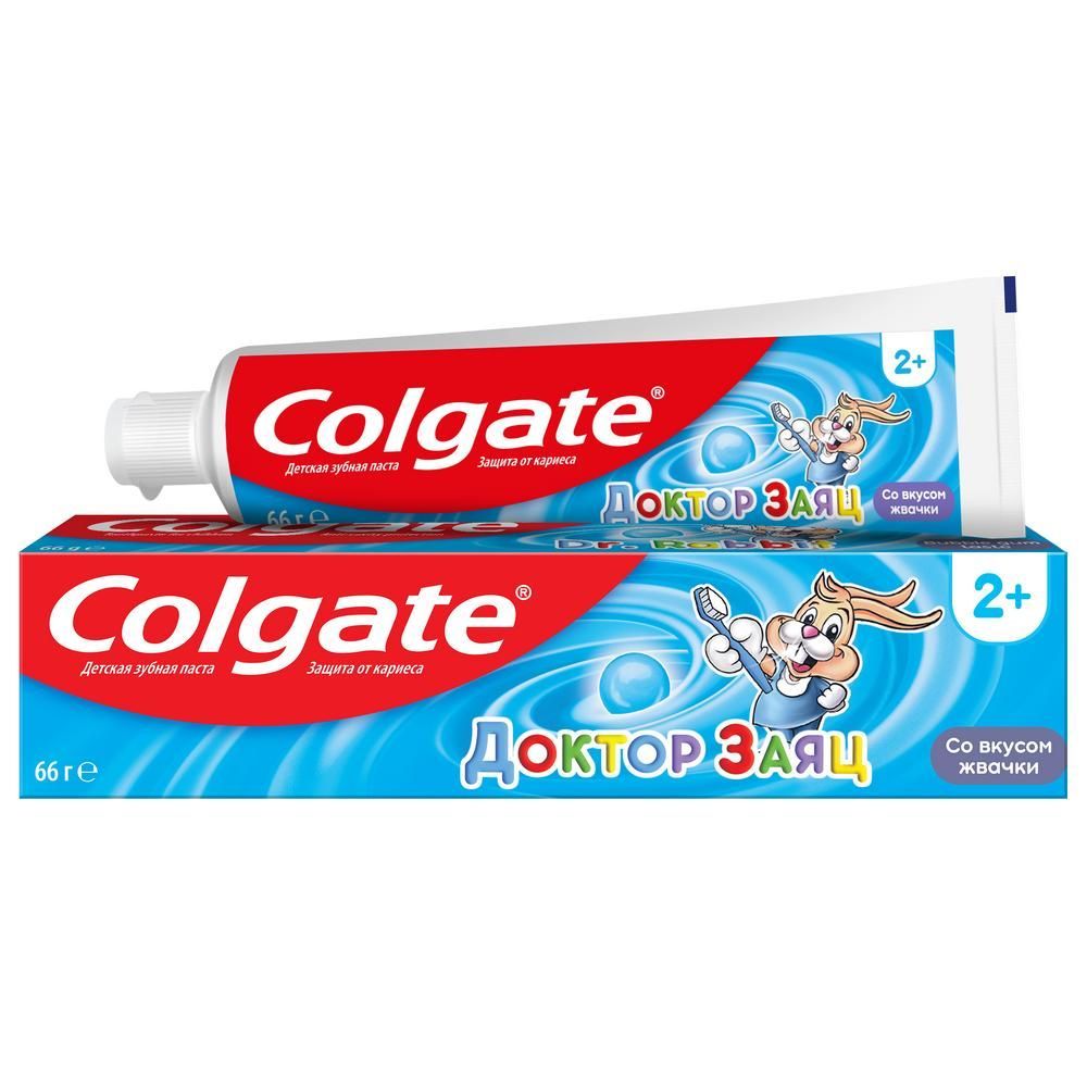 Colgate (Колгейт) зубная паста доктор заяц 50мл вкус жвачка  (Colgate-palmolive [guangzhou] co. ltd.) - цены в Москве, купить Colgate  (Колгейт) зубная паста доктор заяц 50мл вкус жвачка в аптеке Фармленд,  инструкция по