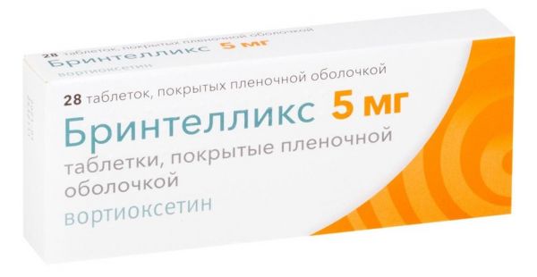 Бринтелликс 5мг таб.п/об.пл. №28 (Lundbeck as)