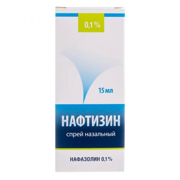 Нафтизин 0,1% 15мл спрей наз. №1 фл.расп. (Лекко фф зао)