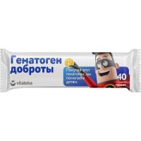 VITATEKA (Витатека) гематоген детский 40г (СИБИРСКОЕ ЗДОРОВЬЕ 2000)