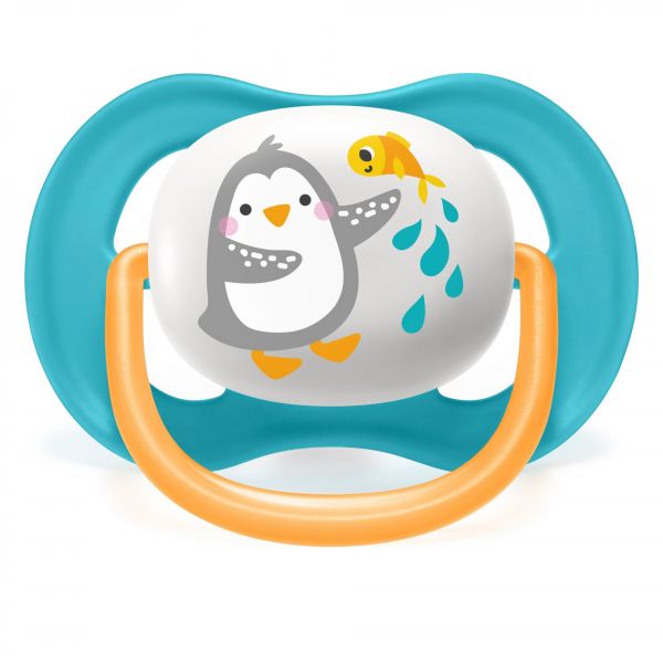 Avent (авент) соска-пустышка №2 6-18 мес. пингвин/ черепаха scf080/07 (Philips consumer lifestyle b.v.)