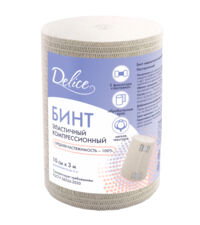 Delice (Делис) бинт эластичный ср 10см*3м с застежкой (ИНТЕРТЕКСТИЛЬ ООО)
