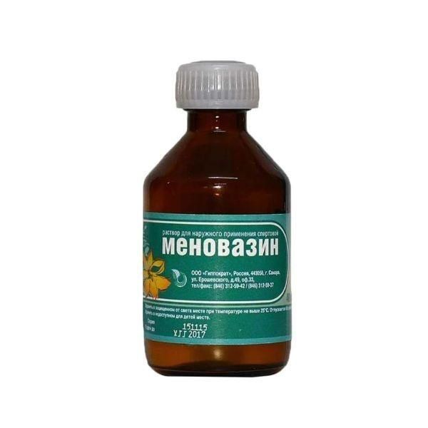 Меновазин 40мл р-р спирт.д/пр.наружн. №1 фл. (Гиппократ ооо)