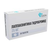 Лаппаконитина гидробромид 25мг таб. №30 (АТОЛЛ)