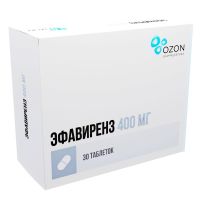 Эфавиренз 400мг таб.п/об.пл. №30 (АТОЛЛ)