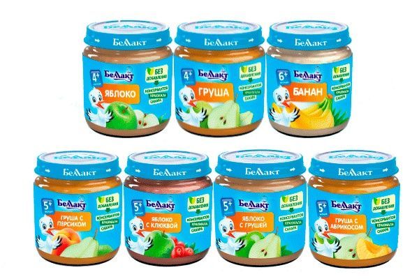 Беллакт пюре 100г яблоко слива (Беллакт оао)