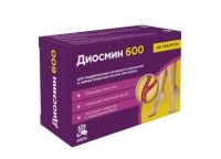 Диосмин 600мг таб.п/об.пл. №60 бад (ФАРМАЦЕВТИЧЕСКАЯ ФАБРИКА ООО)