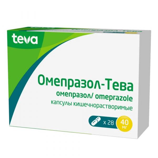 Омепразол-тева 40мг капс. №28 (Teva pharma s.l.u._2)