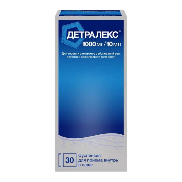 Детралекс 1000мг/10мл 10мл сусп.д/пр.внутр. №30 саше (Unither liquid manufacturing_2)