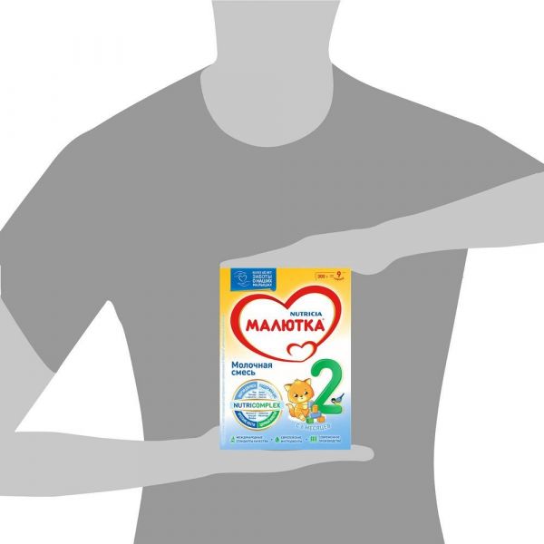 Малютка молочная смесь 2 300/ 350г 6-12 мес. (Истра-нутриция детское питание ао)