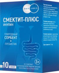 Эколеко смектит-плюс инулин №10 саше (ФАРМАКОР ПРОДАКШН ООО)