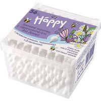 Bella (Белла) ватные палочки с ограничителем №56 ромашка подорожник (БЕЛЛА УРАЛ)