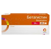 Бетагистин 24мг таб. №20 (РАФАРМА)