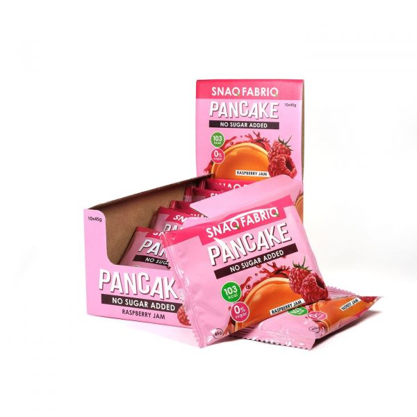 Снэк фабрик панкейк 45г малиновый джем неглазир. (Ооо фитнес фуд)