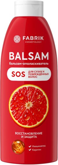 Fabrik cosmetology (Фабрик косметолоджи) бальзам для волос 500мл д/сух. поврежд.волос (ФАБРИК КОСМЕТИК ООО)