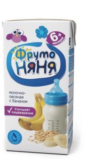 Фрутоняня каша молочная 200г готовая овсянка банан (ПРОГРЕСС ОАО)