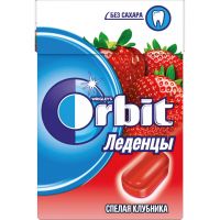 Orbit (Орбит) леденцы без сахара 35г спелая клубника (РЭЙД-21)