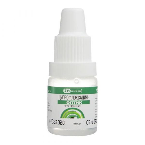 Ципрофлоксацин-оптик 0,3% 5мл капли глазн. №1 фл.-кап. (Лекко фф зао_1)