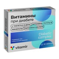Витамины при диабете таб.п/об. №30 (КВАДРАТ-С)