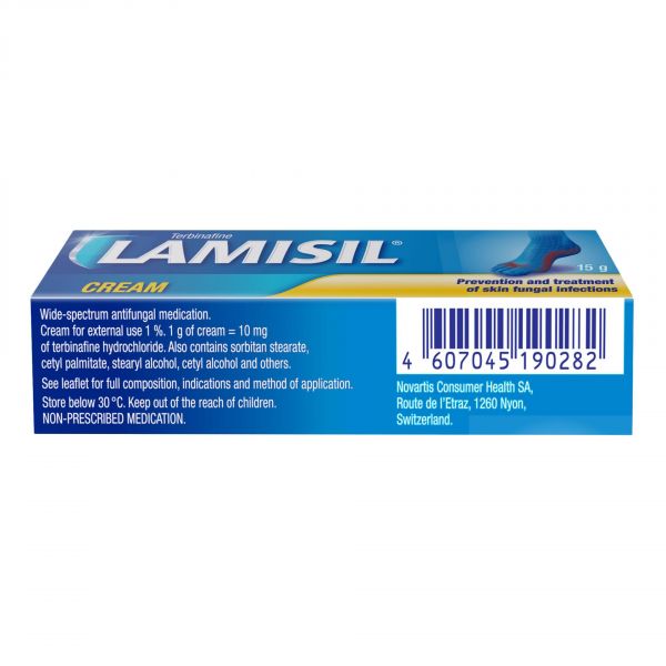 Ламизил 1% 15г крем для наружного применения №1 туба (Novartis consumer health s.a.)