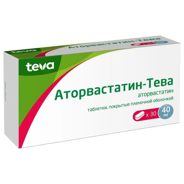 Аторвастатин-тева 40мг таб.п/об.пл. №30 (Alkaloid ad_1)