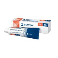 Кетопрофен 2,5% 50г гель д/пр.наружн. туба (ВЕРТЕКС)