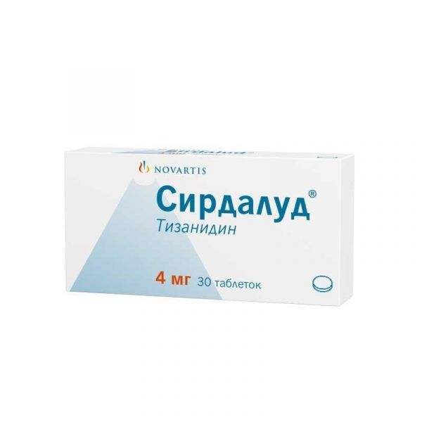 Сирдалуд 4мг таб. №30 (Новартис нева ооо_1)