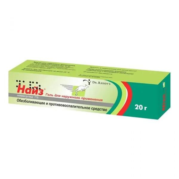 Найз 1% 20г гель д/пр.наружн. №1 туба (Dr.reddys laboratories ltd.)