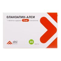 Оланзапин 5мг таб. №30 (АЛСИ ФАРМА)